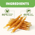 MON2SUN (8.82 -Pack 1) Rawhide Free Dog Treats Chicken Wrapped Cod Sticks for Small Dogs Healthy Training Treats Soft