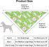 ADOGGYGO 4 Pack Easter Dog Bandana, Triangle Dog Scarf with Rabbit Easter Egg Pattern for Medium Large Dogs
