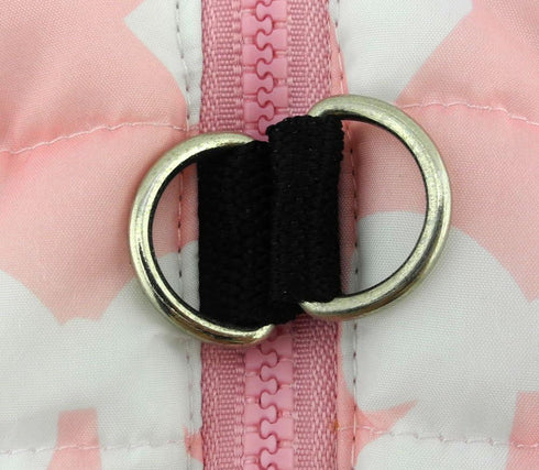 SMALLLEE_LUCKY_STORE New Soft Padded Vest Harness for Small Dogs - Pink Bow, Model: BFL049-Pink-L, L(Chest 17.7" Back