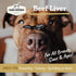 100% 4oz -2 Pack Farm Hounds - Beef Liver - Premium Natural Beef Liver Jerky For Dogs - Made From Humanely Raised