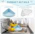 Chinchilla, Eccliy Ceramic Corner Litter Box for Small Pets, Tip-Proof, Chew-Resistant, Triangle Potty Trainer Pet Pan