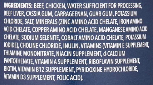 12.5 oz (Pack 12) Amazon Brand - Wag Pate Canned Dog Food, Beef & Chicken Recipe, Can