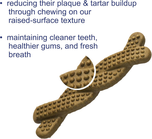 Get Naked Grain-Free Medium Dental Chew Bone, 6.6Oz Bag