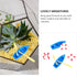 2 Sets Kisangel Miniature Nautical Ornaments DIY Kit Including Life Buoy and Boat for Aquarium Decoration and Fairy