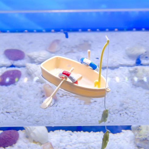 NIHUIFA Fishtank Artificial Vessel Landscape Fish Tanks Decorations for Aquariums Terrarium Shrimp Sail Boats Ornaments
