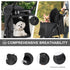 AESRAOU 3 Pet Stroller Foldable Cats/Dogs Stroller with Storage Basket and Cup Holder Wheels Dog Cat Carrier Strolling
