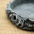OMEM Natural Reptile Bowl Food and Water Dish, Resin Made, Gray S (Small)