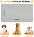 54" 27.5" Silicone Dog Crate Mat, x Crate Liner for Dog Cages, Kennel Mat with Raised Edge, Washable, Waterproof