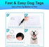 Dog Camping Gear (10pk) - Emergency Double Sided ID Tags with Key Ring - Water-Resistant Pet Tags