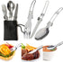 SS SUNSBELL Camping Cooking Set, Non-Stick Pot and Pan Set for 1-2 People Outdoor Cooking