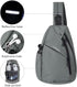 TITECOUGO Sling Bag Crossbody Shoulder Outdoor Travel Hiking Backpack for Women & Men