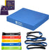 SPECIAL SUPPLIES Exercise Balance Pad, Yoga Strap & Resistance Bands for Fitness, Stretching, and Physical Therapy