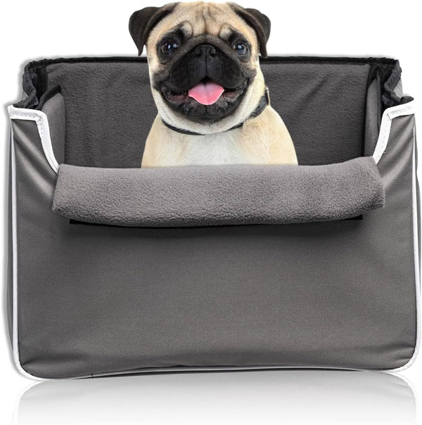 Co-Pilot Dog Car Seat, Foldable Dog Booster Seat for Small Dogs, Dog Car