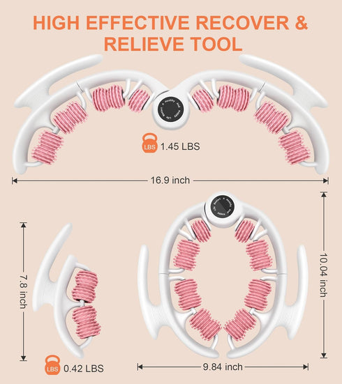 KESHWELL Massage Roller, Cellulite Massage Tool,Cellulite Remover for Legs,Foam Muscle Roller for Deep Relax,Manual