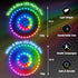2 Pack 45 14 HYES Light up Flying Discs for Kids, LEDs, Lighting Modes, Rechargeable Glow in The Dark Flying Ring