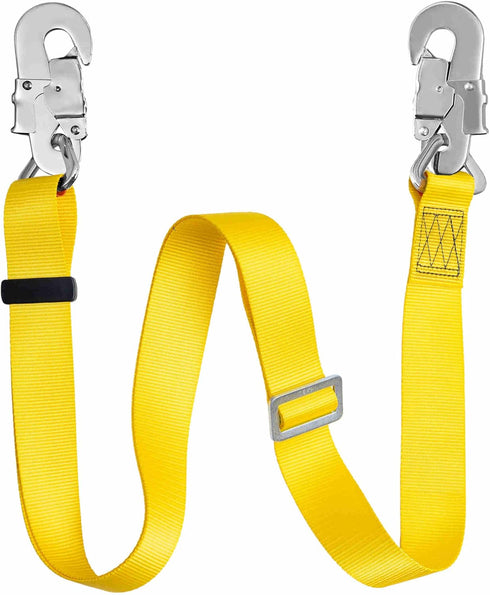 Hunting Safety Belt with Adjustable Lanyard for Tree Climbing Restraint