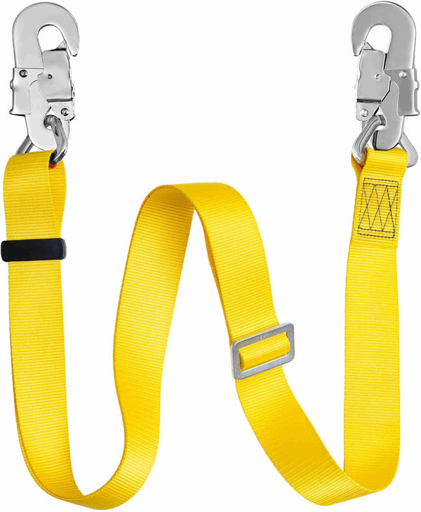 Hunting Safety Belt with Adjustable Lanyard for Tree Climbing Restraint