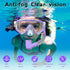 Kids Snorkel Set - Dry Top Snorkel Mask Snorkeling Gear for Boys Girls Youth
