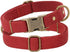 PET ARTIST Dog Collars for Small Dogs, Heavy Duty with Quick Release Metal Buckle, Soft Padded Red, S