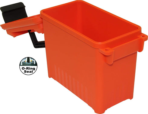 MTM AC15-35 Ammo Can Mini for Bulk Ammo, Water-Resistant Seal, Double Padlock Tabs, 12-Pound Capacity, USA Made, Orange