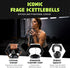 Kettlebells, Single-Cast Iron Strength Training Set, No-Welded Joints, Wide Handle for Maximum Durability