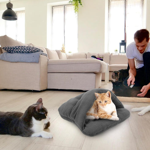 VANZACK Hamster Kitten Bed - Small Dog Cushions Cat Cot, Comfy Pet Beds, Dog Place Cot, Pet Slipper Nest Dog Mattress