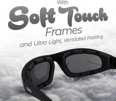 Kickback Sunglasses by Global Vision Eyewear - Stylish Protection with EVA Foam Comfort