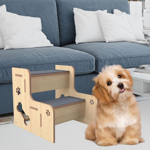MotiveTech 2 Pet Stair for Dogs and Cats, Step for Bed Access, Layer