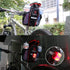Waterproof Rear Under Seat Bike Saddle Bag, Double Bottle Pouch Bicycle Tail Pocket with Reflective Strip for MTB