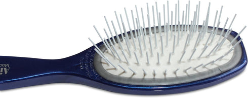 Mars Professional Pin Dog Grooming Brush, 7.25" Length, Plastic Handle and Rubber Cushion