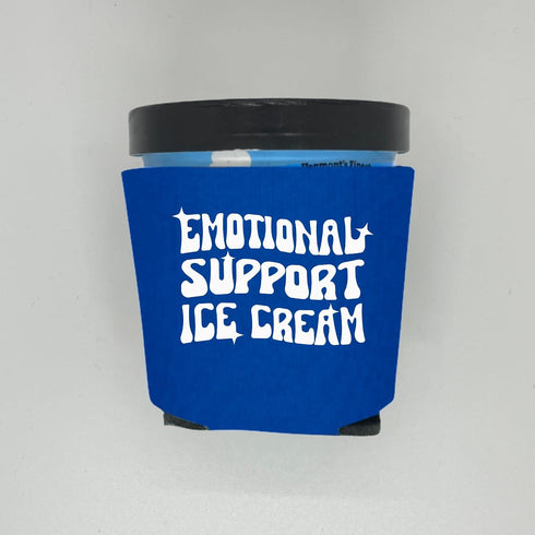 Capital City Commerce Ice Cream Pint Cooler, Emotional Support Ice Cream, Ice Cream Pint Sleeve, Funny Party Favor