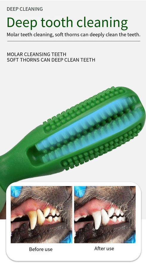Borenrota Bite n Brush bite and Brush Dental Toy Dog Toys Dog Toothbrush Bites Toys Suitable for Dogs Cats Rabbits