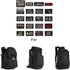 WZT 20 Pieces Funny Tactical Military Morale Patch Set for Caps, Bags, Backpacks, Clothes, and Tactical Gears (Navy)