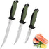 Mossy Oak 3-Piece Fishing Fillet Knife Set, Stainless Steel Filet Knives with Protective Sheath