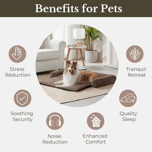 Allisandro Calming Dog Bed Mat, Anti-Slip Couch Cover for Dogs, Washable Waterproof Furniture Protector, 32x30x5 Green