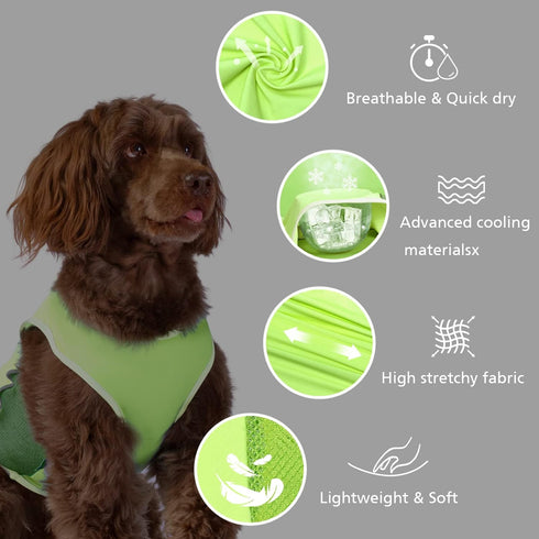 UPF 50+ Sun Protection Sports Fan Pet T-Shirts, Quick-Dry Soft Dog Clothes for Large Breed Dogs