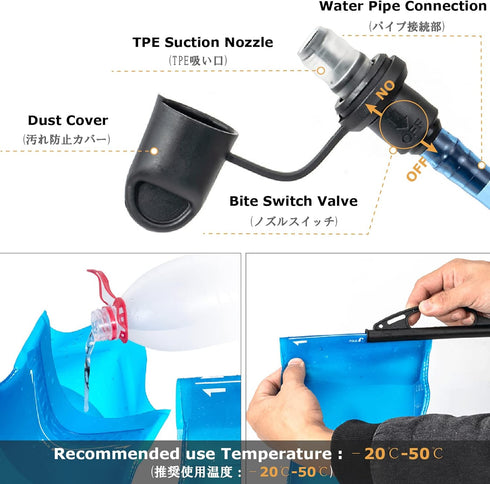YAPJEB 5L Hydration Running Vest, 5.5L Water Backpack for Trail Marathon Running Race Cycling Hiking Outdoors.