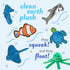 100% Spunky Pup Clean Earth Recycled Seahorse Dog Toy | Made from Recycled Water Bottles | Eco-Friendly | Squeaker |