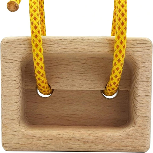 Generic 1 Hangboard Rock Climbing - Pair Wooden Fingerboard Pull Up Board, Grip Strength Trainer for Climbers, Indoor