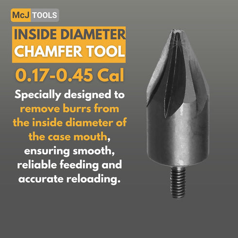 Reloading Chamfer Inside Tool for 0.17-0.45Cal