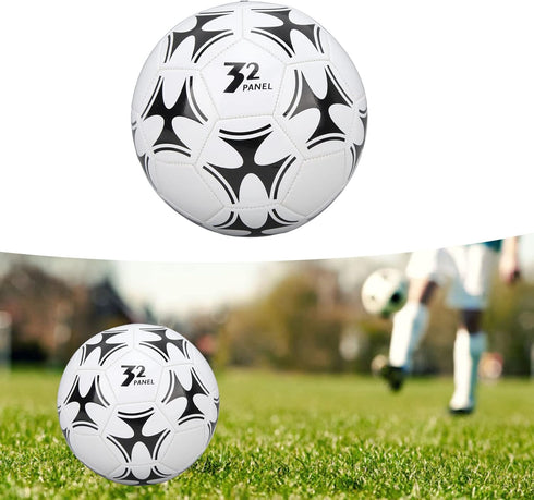 TUORE PU Leather Football, Kids Soccer Ball, High Elasticity for Matches, Comfortable Foot Feeling for Outdoor Play