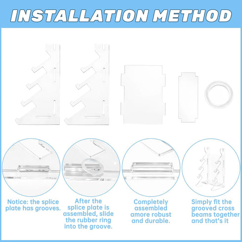 2Pcs Sliner Fingerboard Display Rack Acrylic Skateboard Storage Stand Decorative Finger Skate Holder Five-Layer Angle