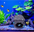 WishLotus Aquarium Cave Decoration, Durable Ceramic Fish Tank Ornament Mushroom House for Betta and Shrimp