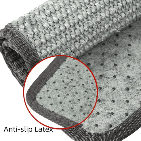 Natural Sisal Cat Scratching Pad, Anti-Slip Cat Scratch Mat for Furniture Protection, Post Tree Ramp Cardboard