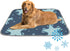 imiBBWQu Cooling Dog Bed Star Blue Sky Pet Ice Pad Mat Washable Beach