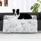 Dog Couch Bed for Large Dogs, Tie-dye Grey Memory Foam, Faux Fur Waterproof Bed for Couch Furniture Protector, 41x37