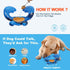 Dog Chew Toys for Aggressive Chewers, Tough Nylon Bone for Large Medium Breeds, Durable Teething Toys with Real Bacon