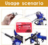 17pcs Nozzles (22) Multi-Purpose Spray Gun Cleaning Kit,Nylon Brushes Paint Gun Cleaning Kit Mini Brushes & Needles