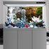 AWERT 30x18 inches Tropical Aquarium Background, Waterfall Terrarium Background, Mountain Lake Reptile Habitat