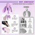 JHMFDDSB 10-100LB 360 Thigh Trainer Thigh Exerciser for Women, Enhanced Adjustable Resistance Inner Thigh Exerciser